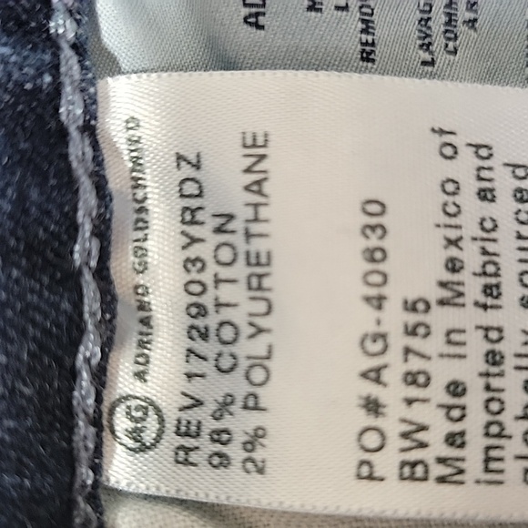 Adriano Goldschmied Size 28R The Mila Super High Rise Skinny Med-Dark Wash Jeans - Picture 14 of 14